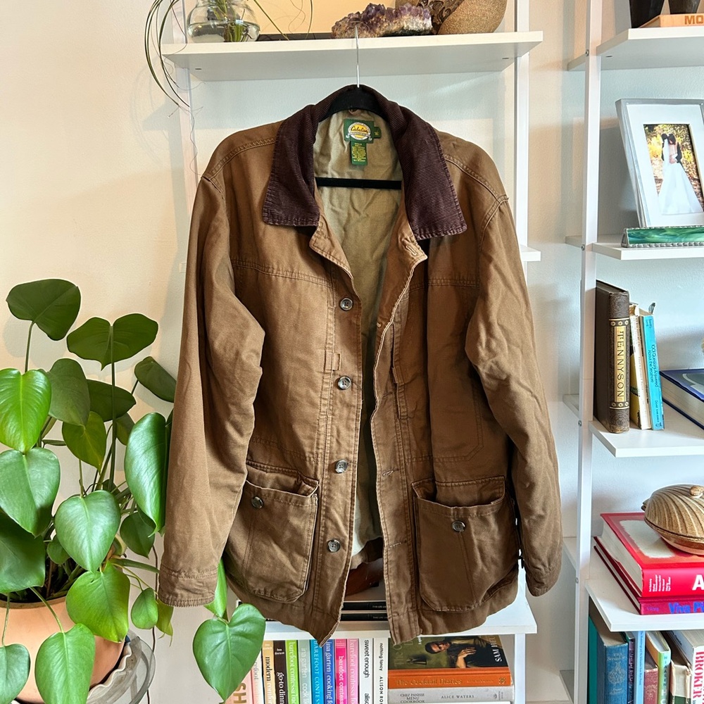 Cabela's vintage brown jacket